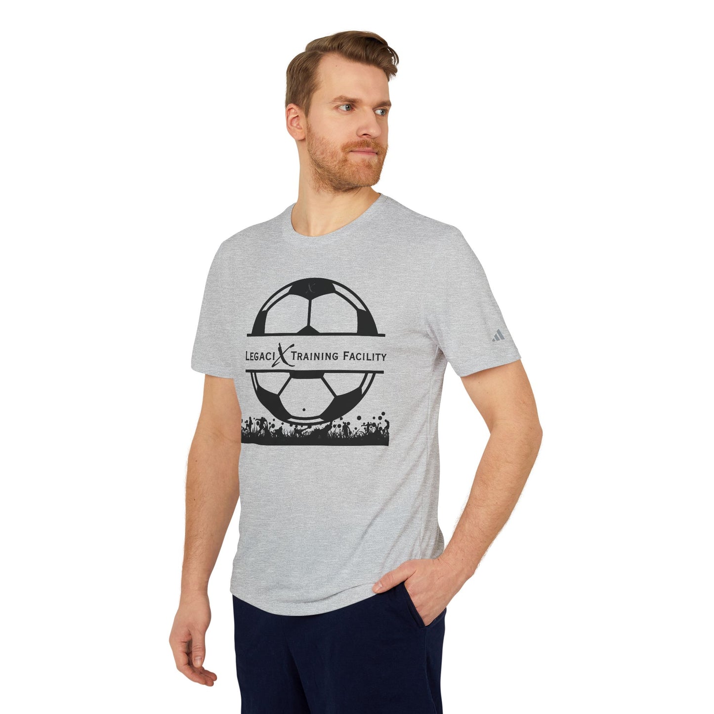 Legaci X Adidas Unisex Sport T-Shirt for Athletes, Soccer Training, Casual Wear, Inspirational Tee, Fitness Gift