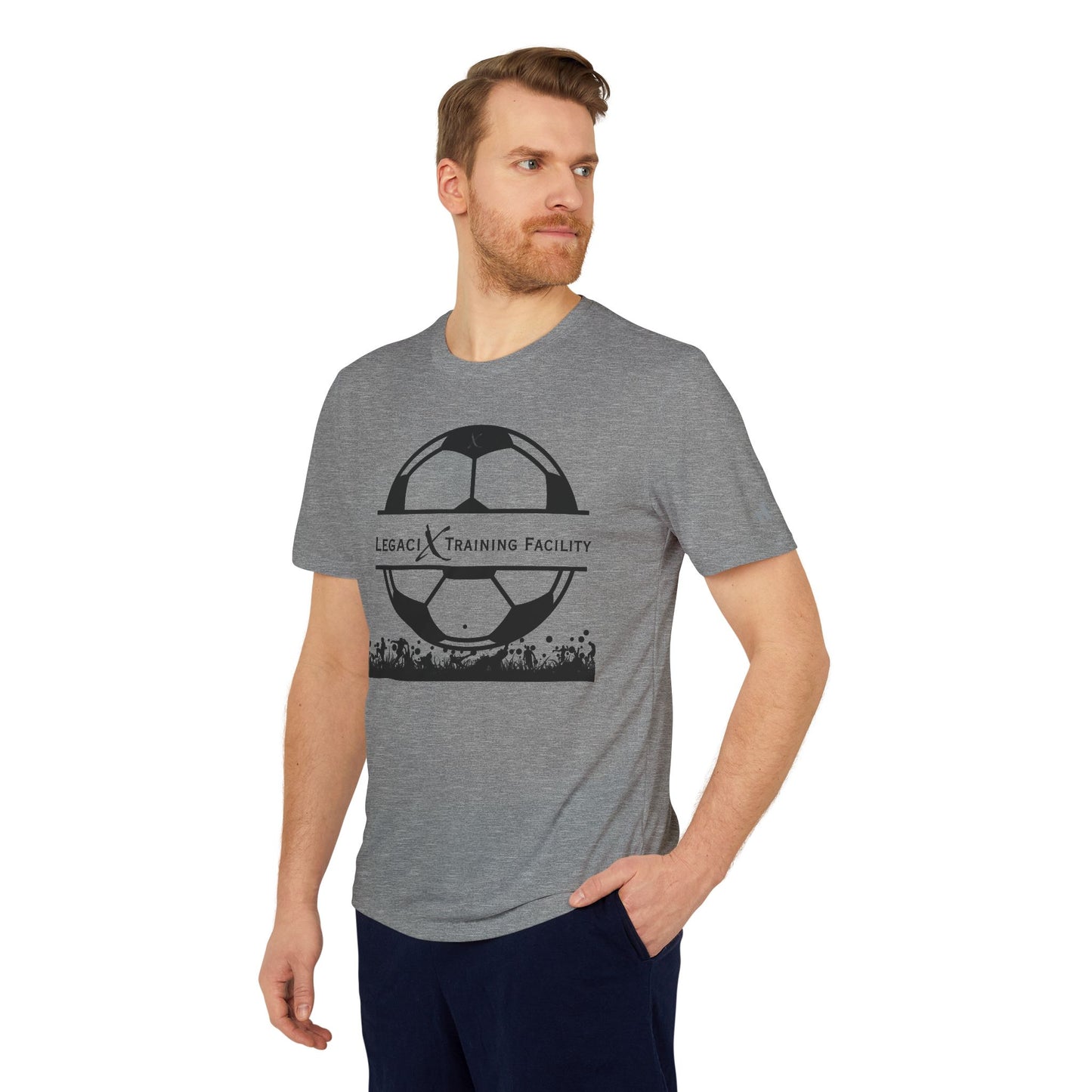 Legaci X Adidas Unisex Sport T-Shirt for Athletes, Soccer Training, Casual Wear, Inspirational Tee, Fitness Gift
