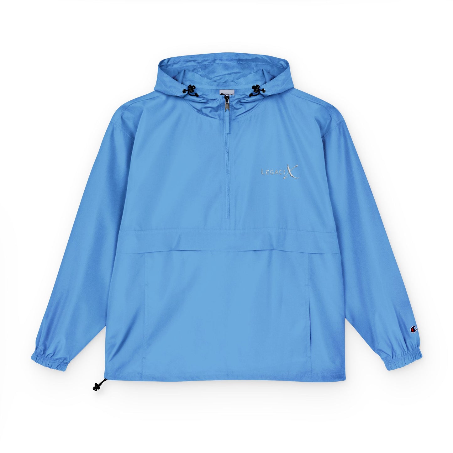 Legaci X Champion Packable Anorak Jacket - Lightweight Outdoor Windbreaker