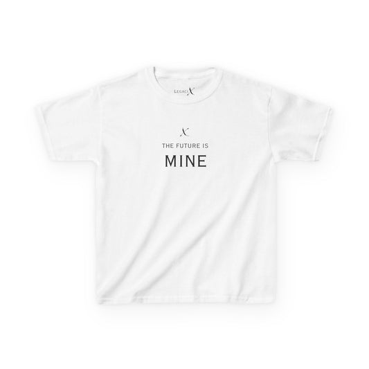 Legaci X The Future Is Mine Kids Heavy Cotton T-Shirt