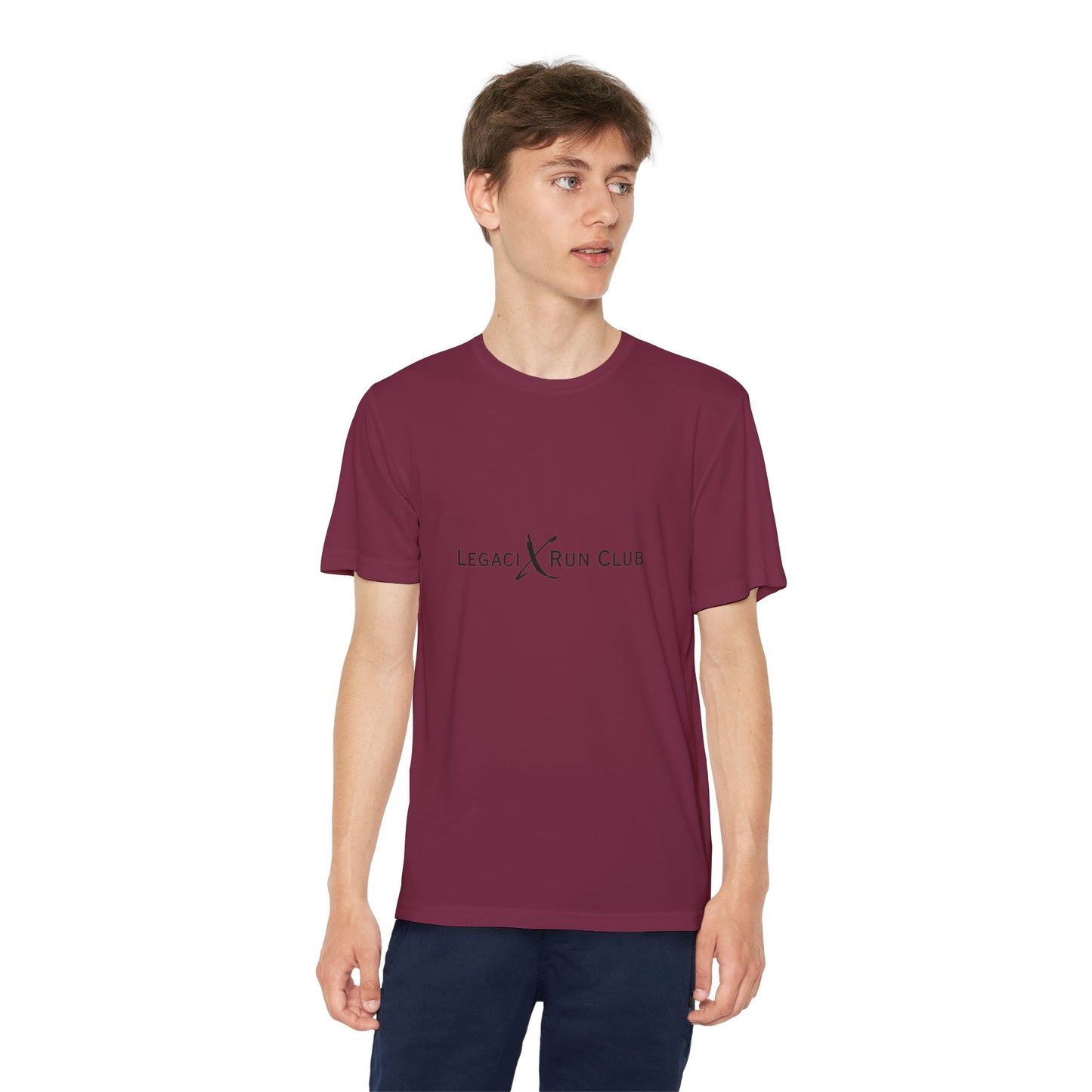 Legaci X Run Club Youth Competitor Running Tee