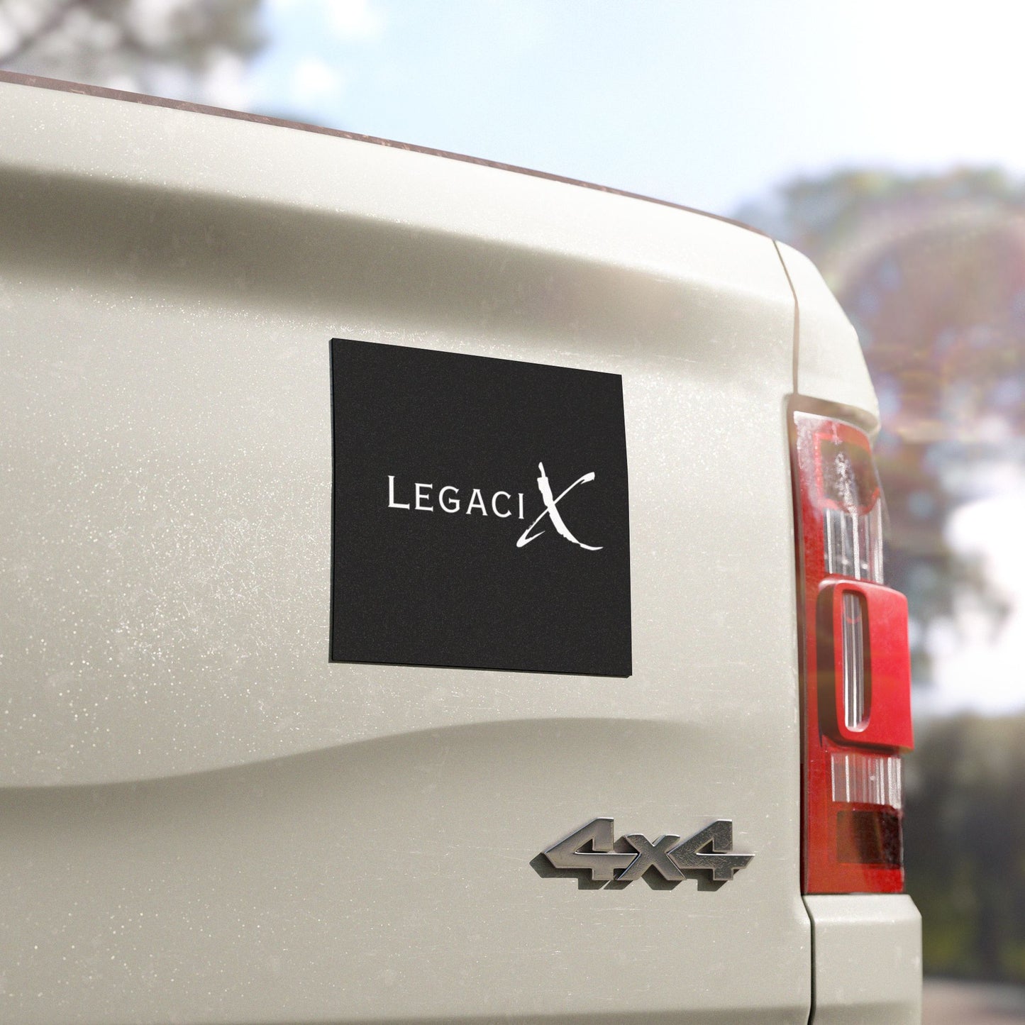Legaci X  Car Magnets Featuring LEGACI X for Personalized Vehicle Decor