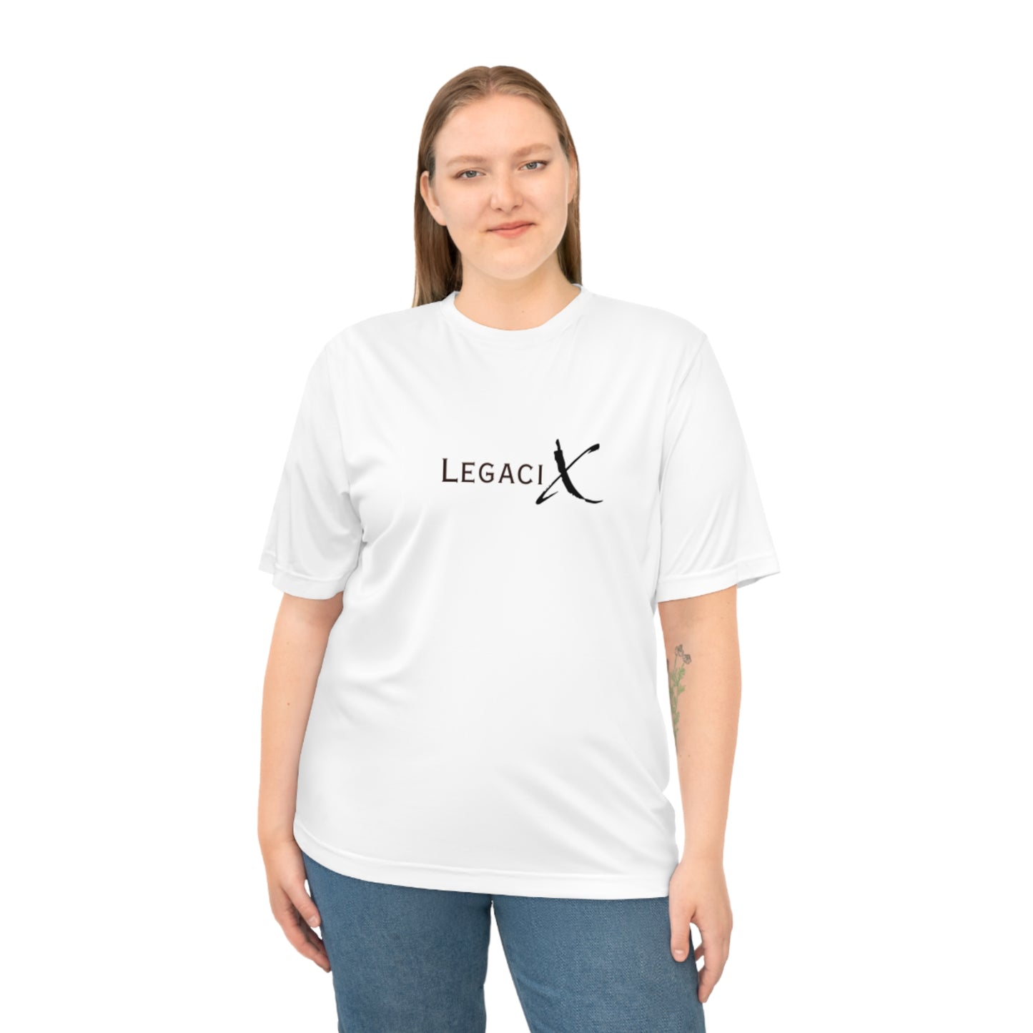 Legaci X Unisex Performance T-shirt | Gym Shirt, Workout Top, Fitness Apparel, Legacy Inspiration Tee, Casual Activewear