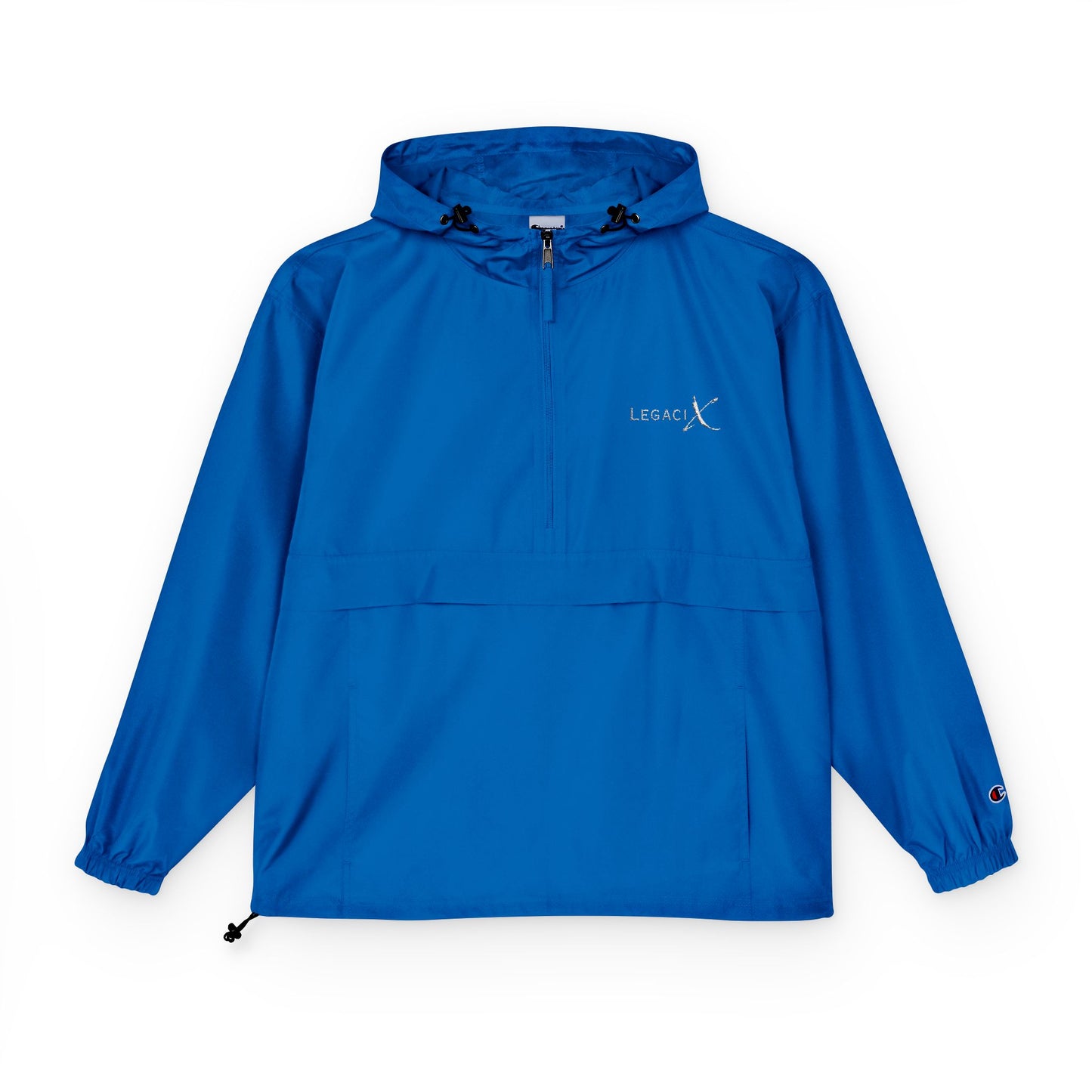 Legaci X Champion Packable Anorak Jacket - Lightweight Outdoor Windbreaker