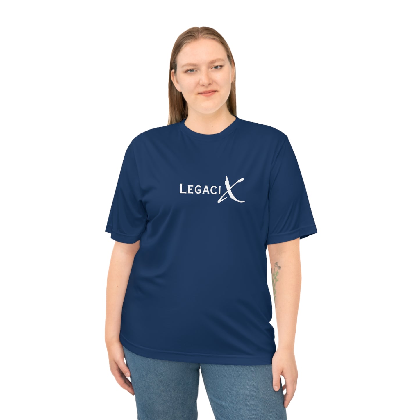 Legaci X Unisex Performance T-shirt | Gym Shirt, Workout Top, Fitness Apparel, Legacy Inspiration Tee, Casual Activewear