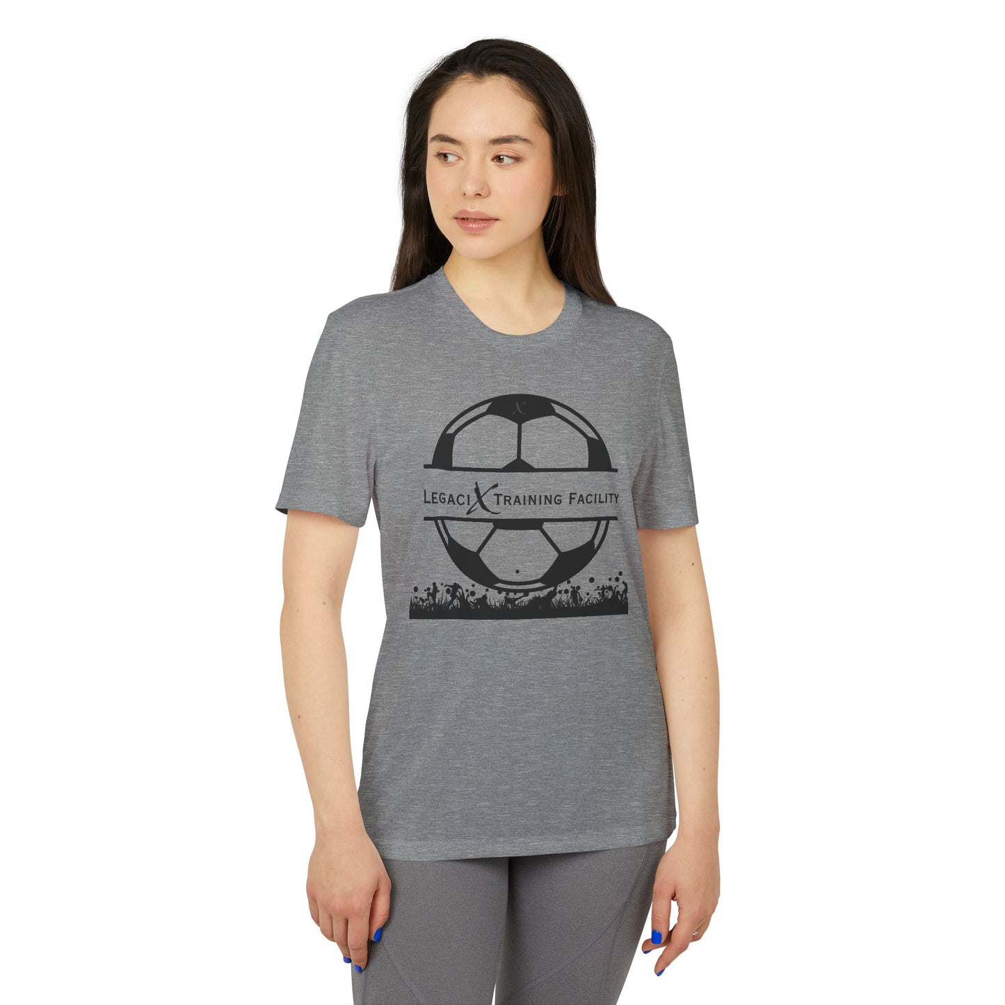 Legaci X Adidas Unisex Sport T-Shirt for Athletes, Soccer Training, Casual Wear, Inspirational Tee, Fitness Gift