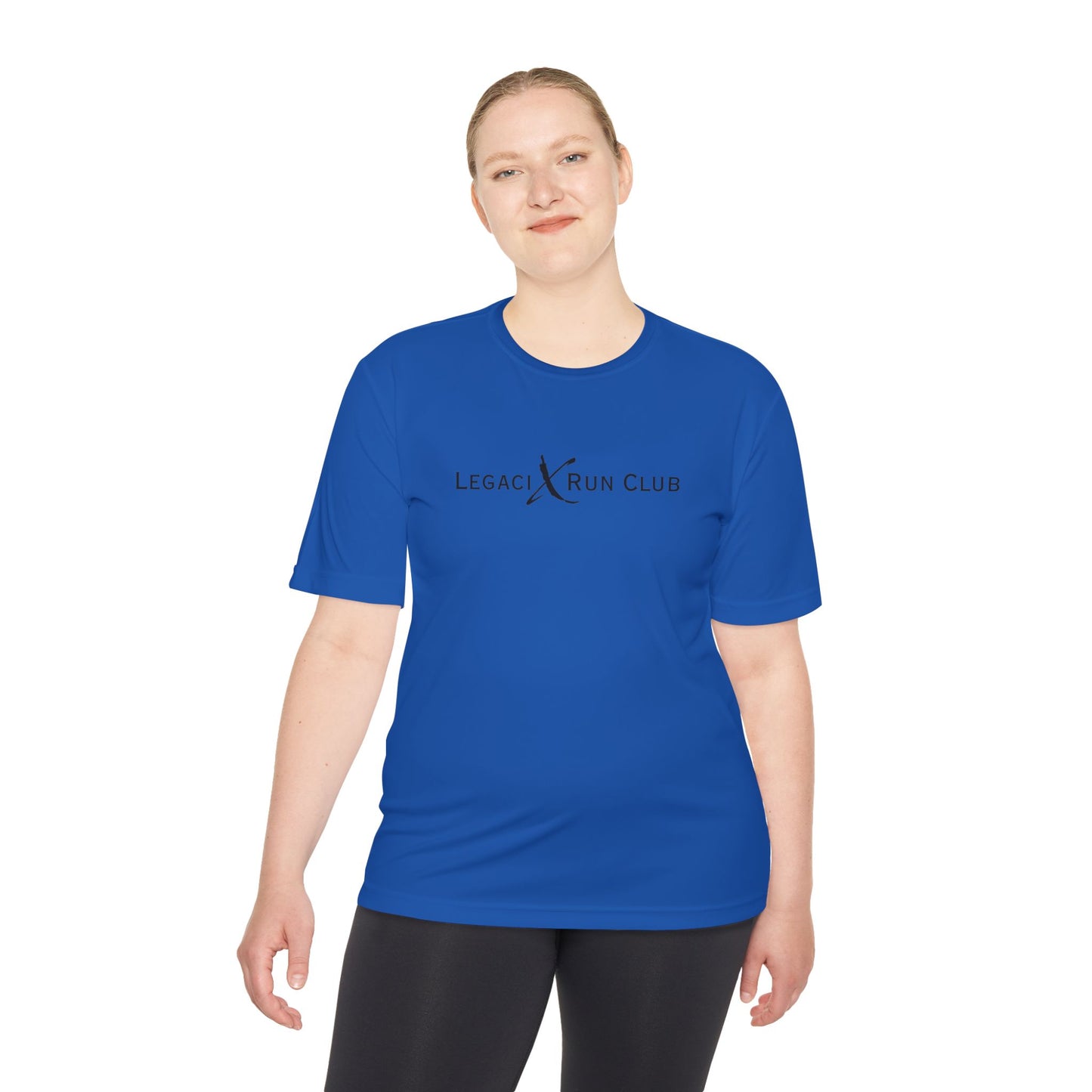 Unisex Moisture Wicking Tee - LEGACI x RUN CLUB Activewear