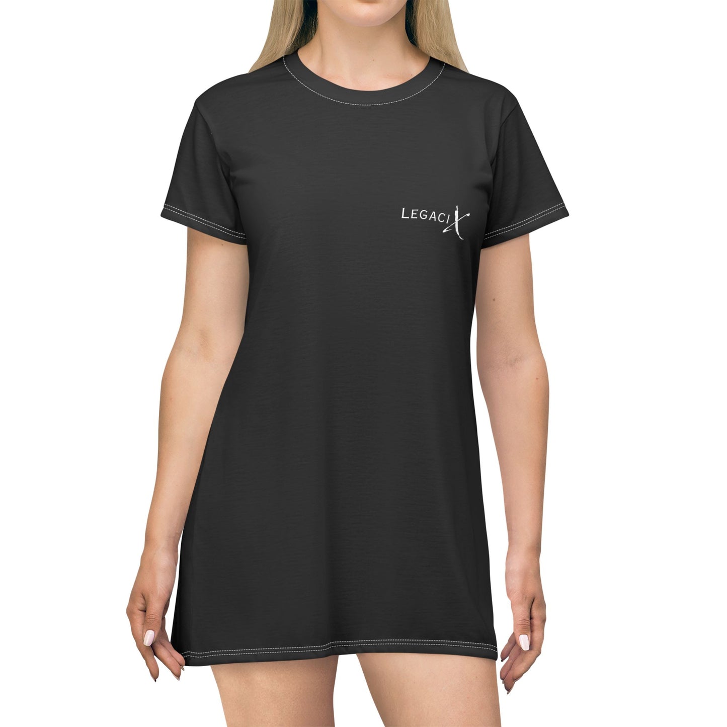 Legaci X Casual T-Shirt Dress - Relaxed Fit for Everyday Style