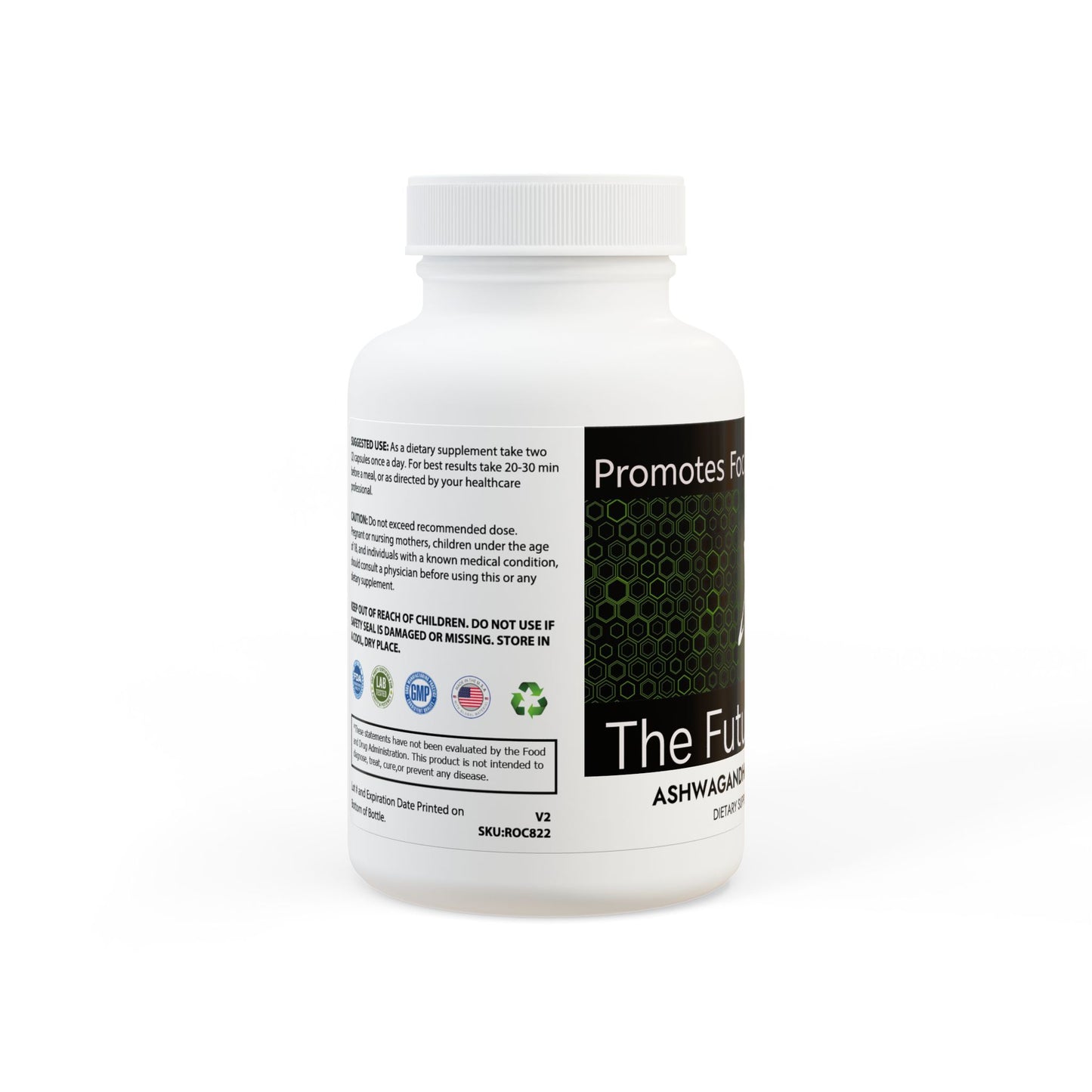 Legaci X Ashwagandha and Black Pepper Supplement (60 capsules)