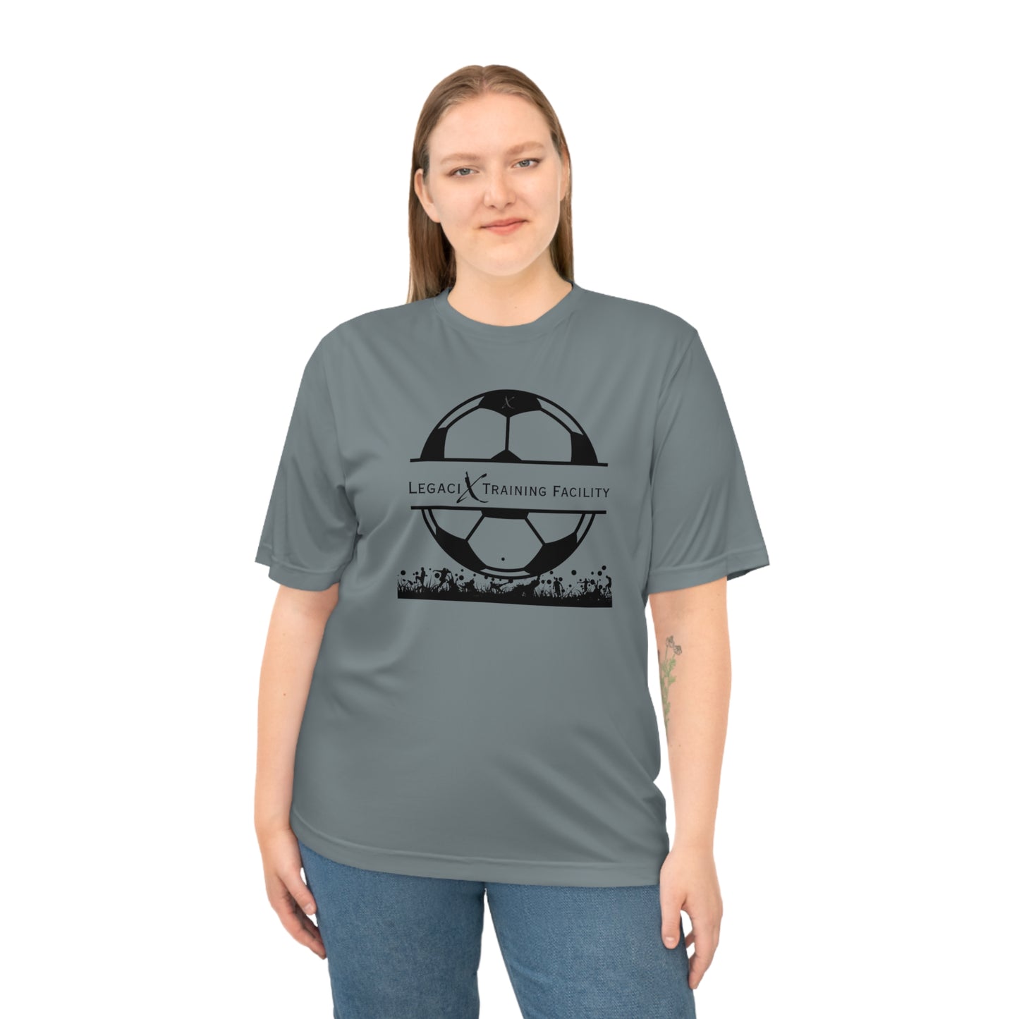 Legaci X Unisex Motivational Soccer T-shirt, Athletic Wear, Sports Gear, Activewear Gift, Custom Training Shirt, Future is Mine Tee