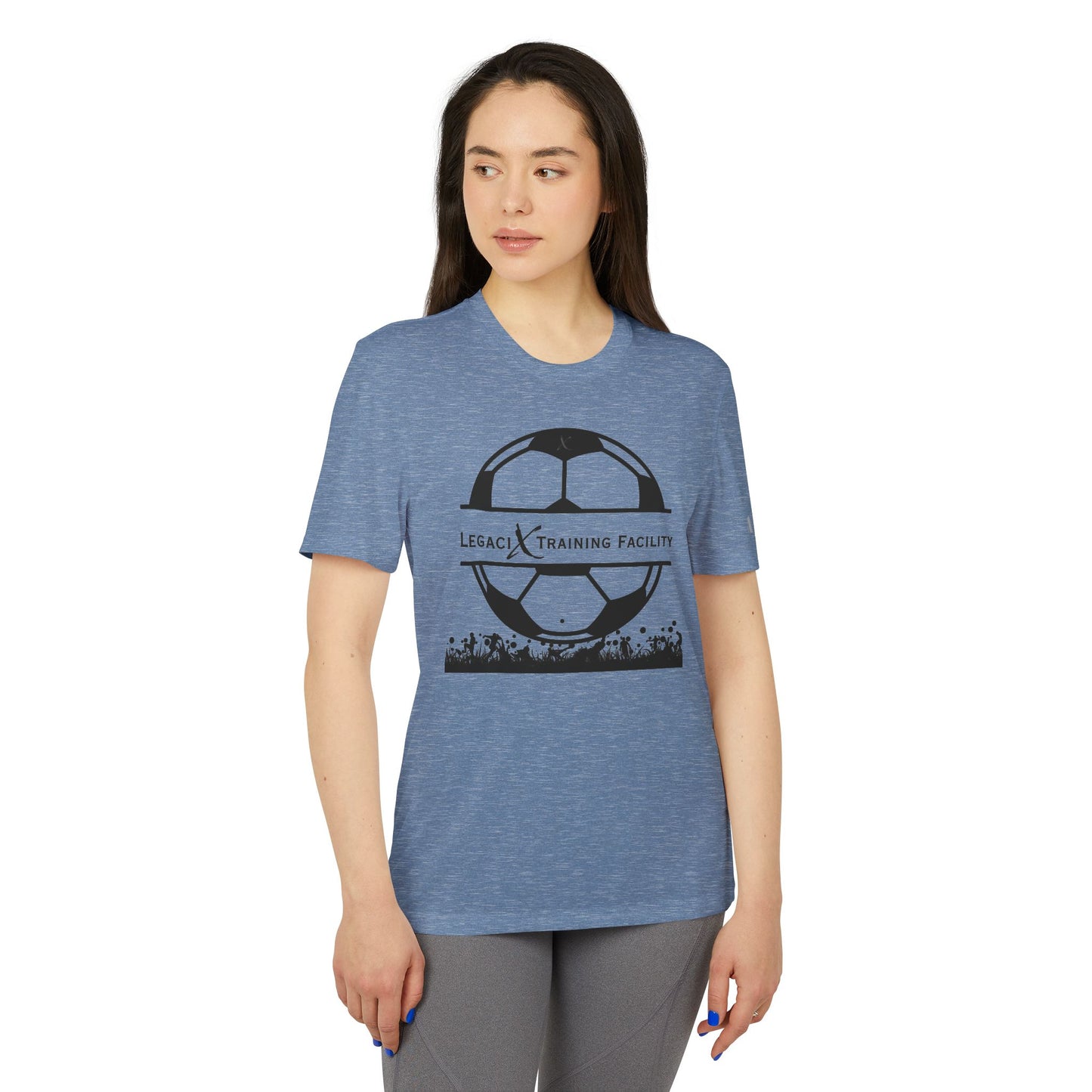 Legaci X Adidas Unisex Sport T-Shirt for Athletes, Soccer Training, Casual Wear, Inspirational Tee, Fitness Gift