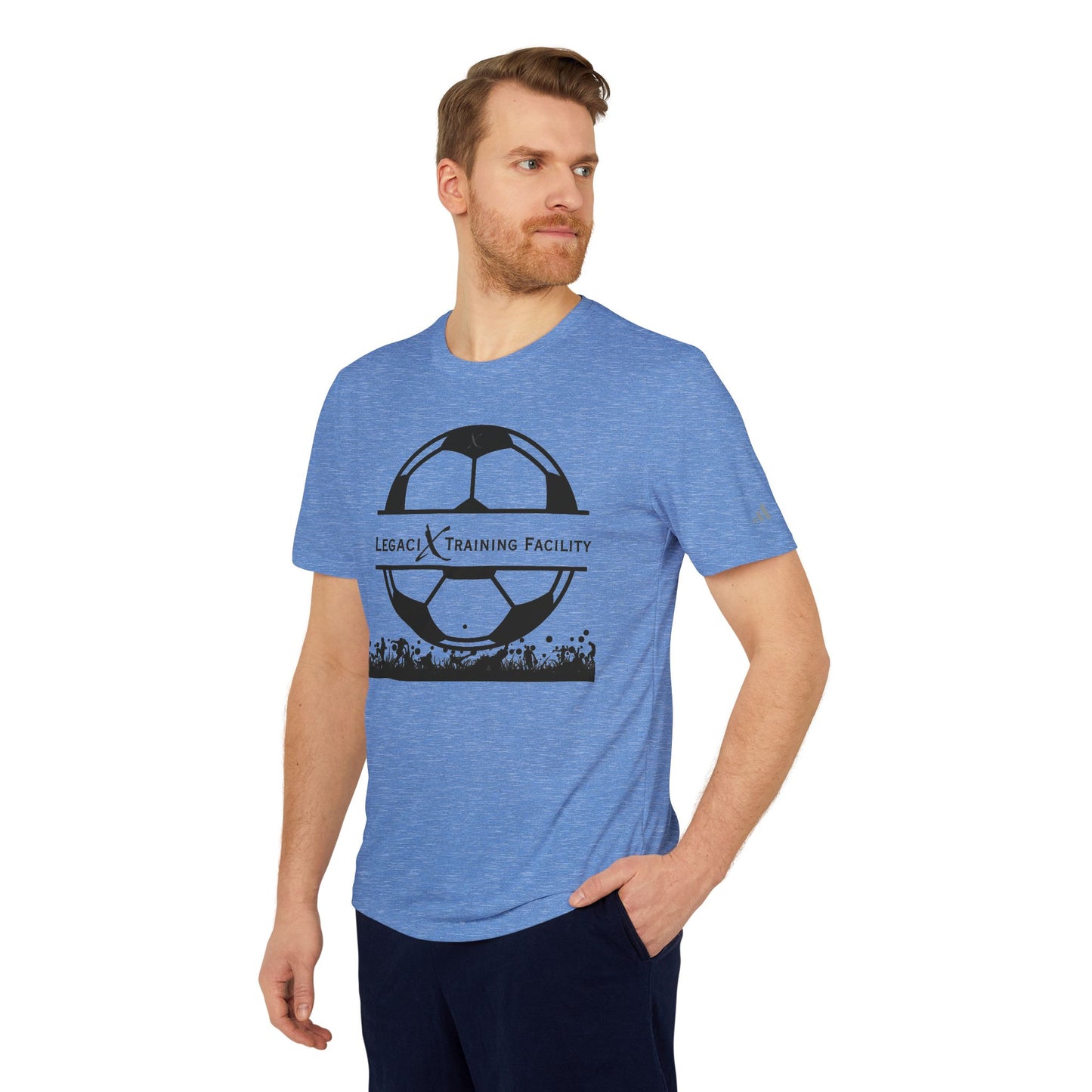 Legaci X Adidas Unisex Sport T-Shirt for Athletes, Soccer Training, Casual Wear, Inspirational Tee, Fitness Gift