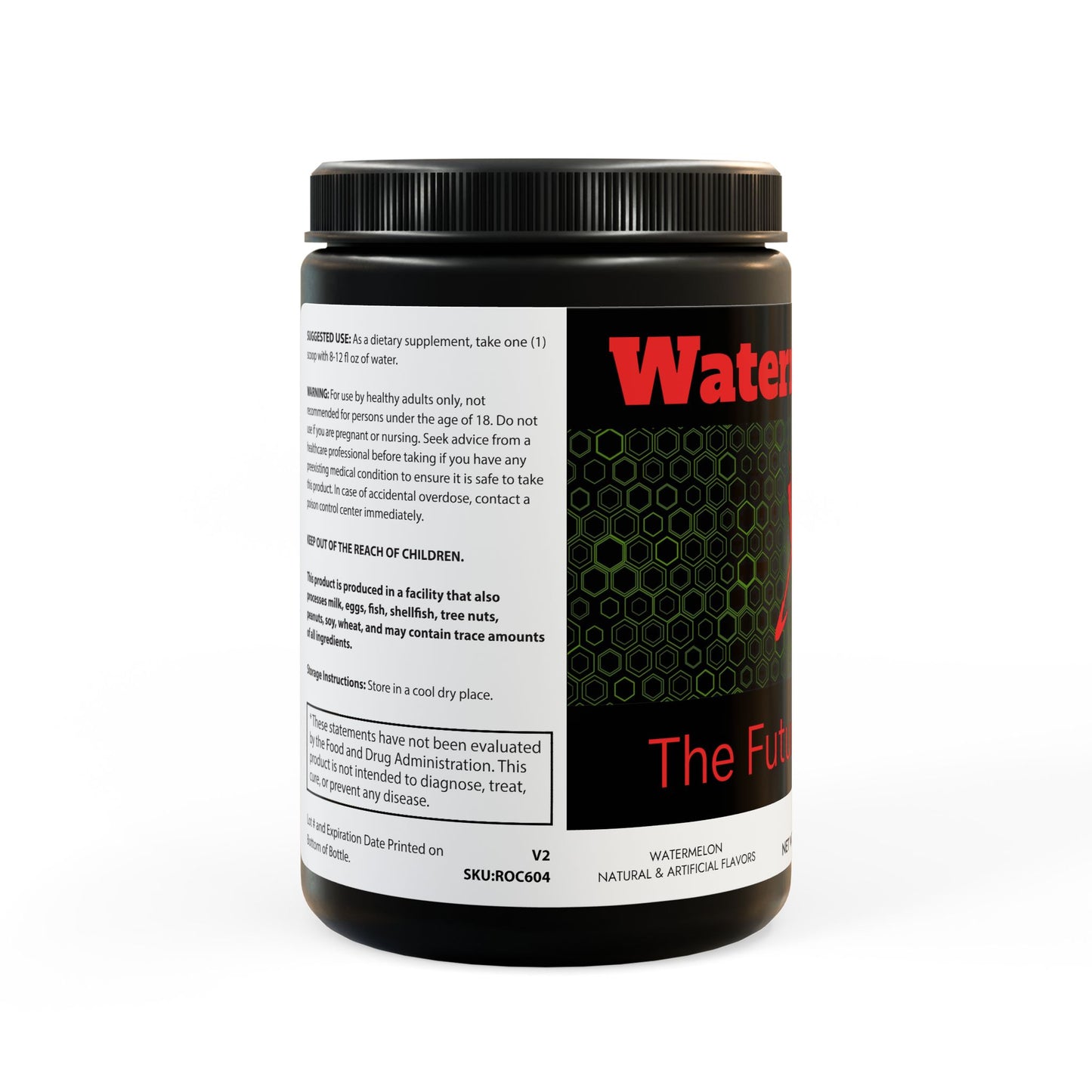 Legaci X BCAA Supplement, Watermelon (325g, 11.46oz, 45 servings)