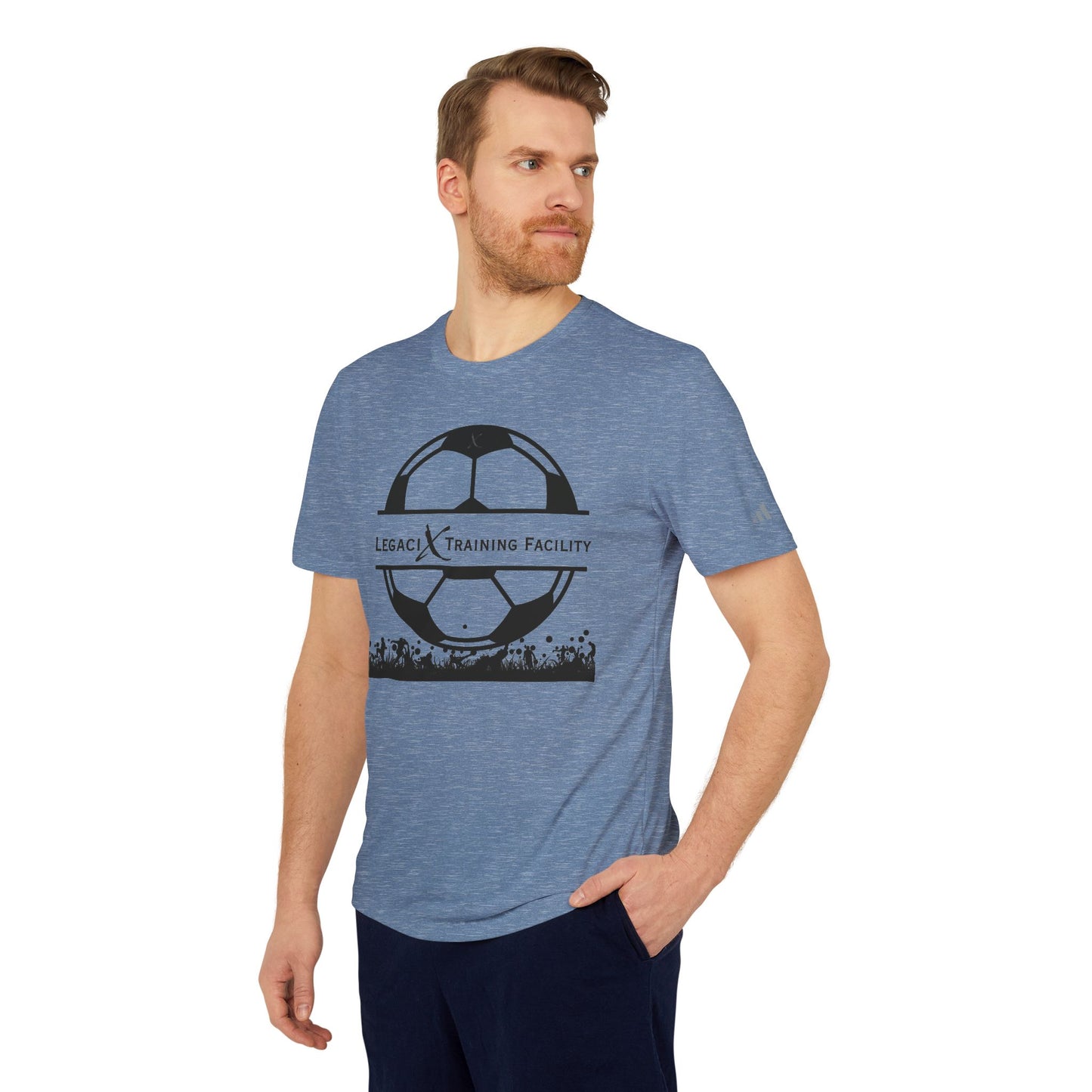 Legaci X Adidas Unisex Sport T-Shirt for Athletes, Soccer Training, Casual Wear, Inspirational Tee, Fitness Gift