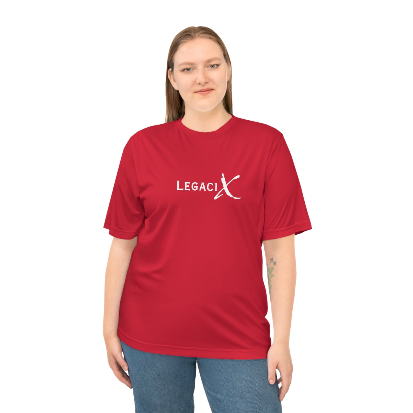 Legaci X Unisex Performance T-shirt | Gym Shirt, Workout Top, Fitness Apparel, Legacy Inspiration Tee, Casual Activewear