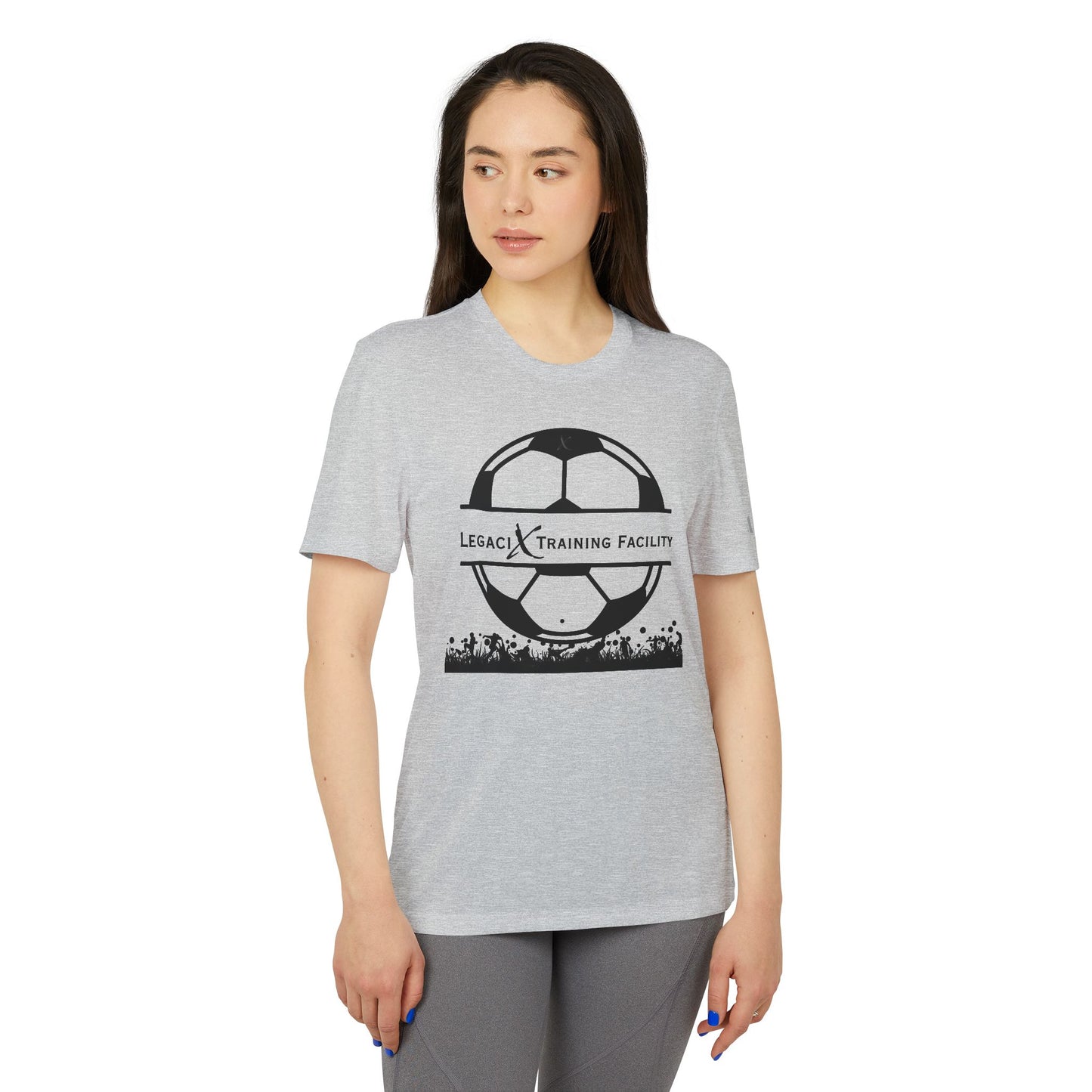 Legaci X Adidas Unisex Sport T-Shirt for Athletes, Soccer Training, Casual Wear, Inspirational Tee, Fitness Gift