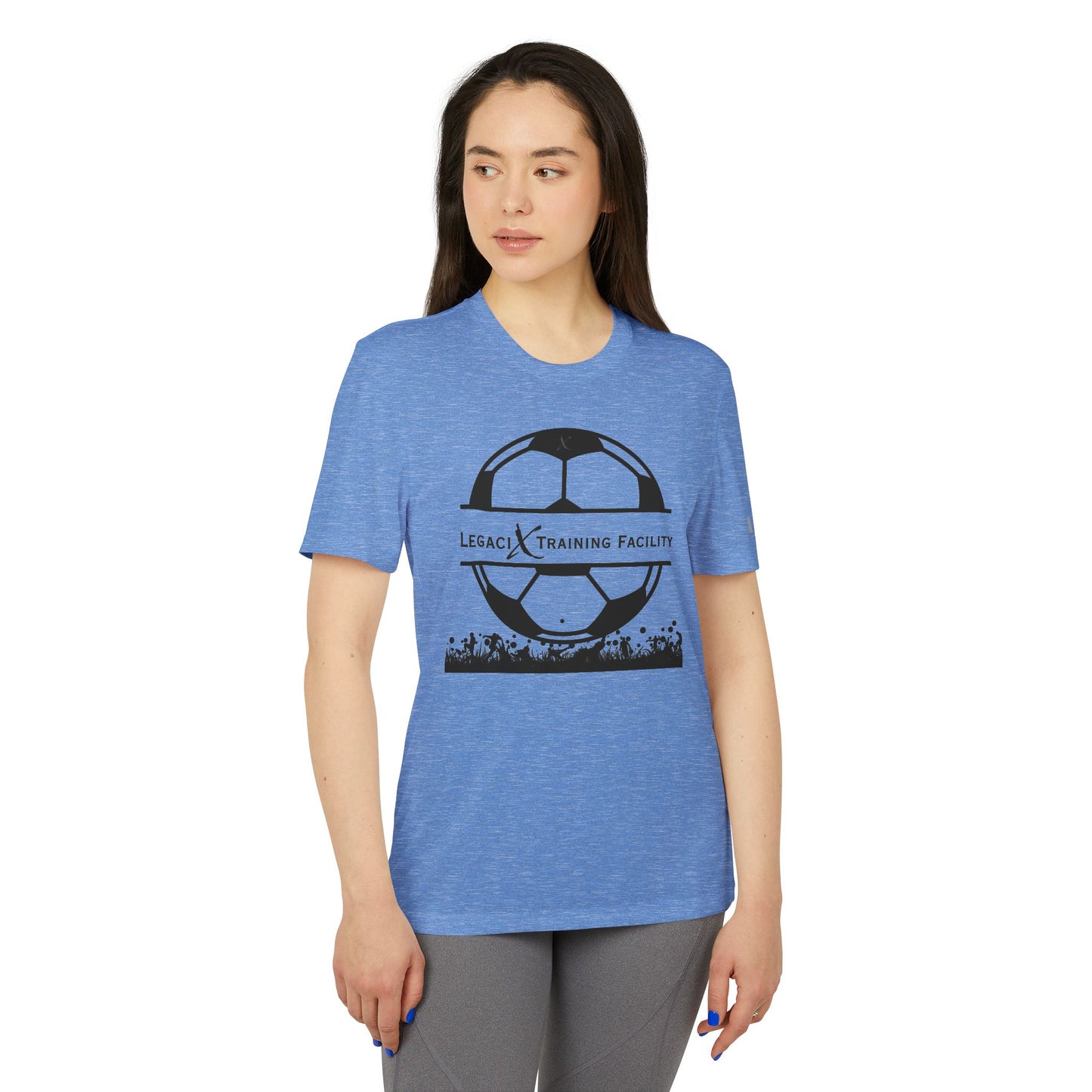 Legaci X Adidas Unisex Sport T-Shirt for Athletes, Soccer Training, Casual Wear, Inspirational Tee, Fitness Gift
