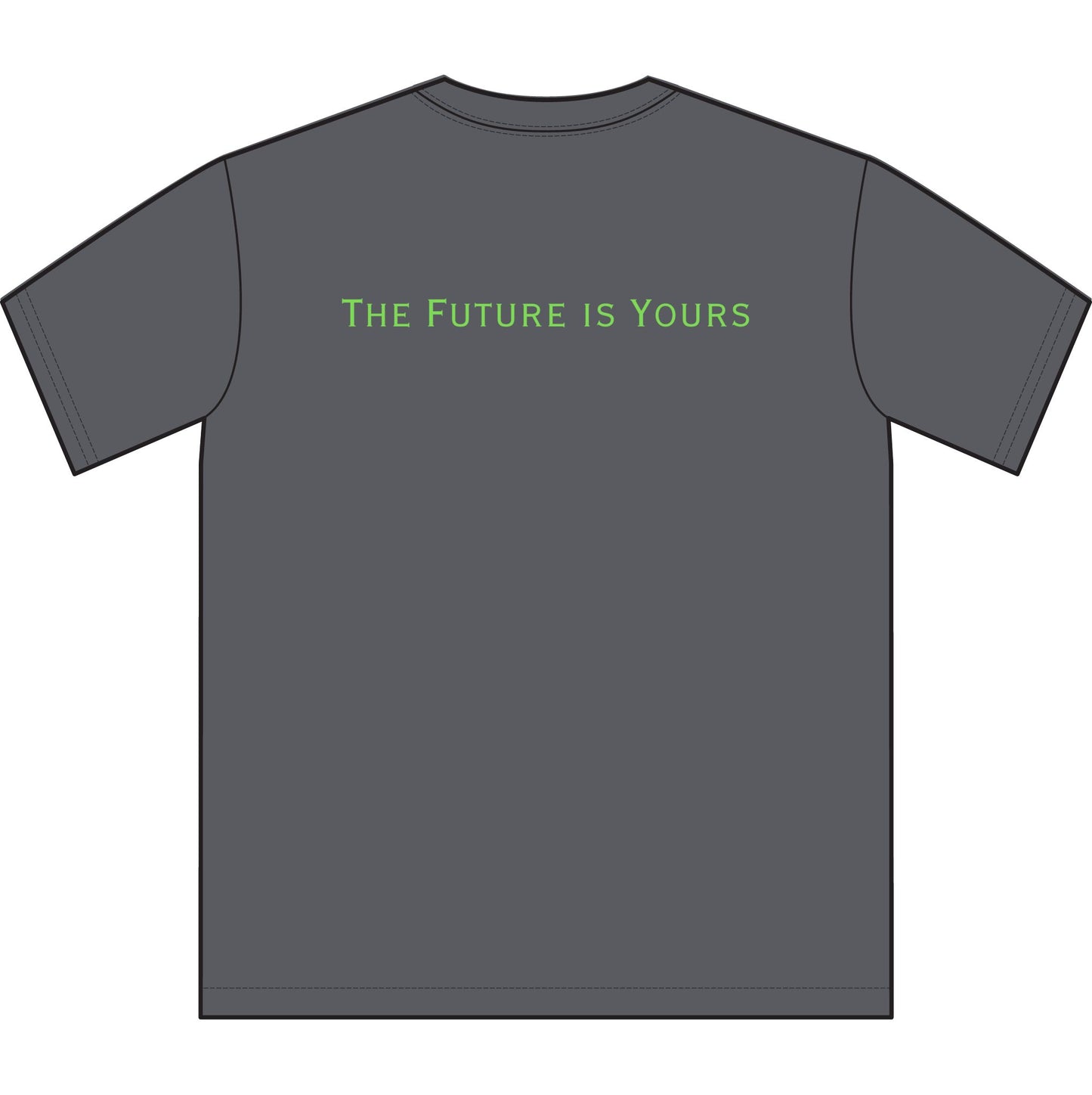Inspiring Unisex Sueded T-Shirt - 'The Future is Yours' Casual Tee