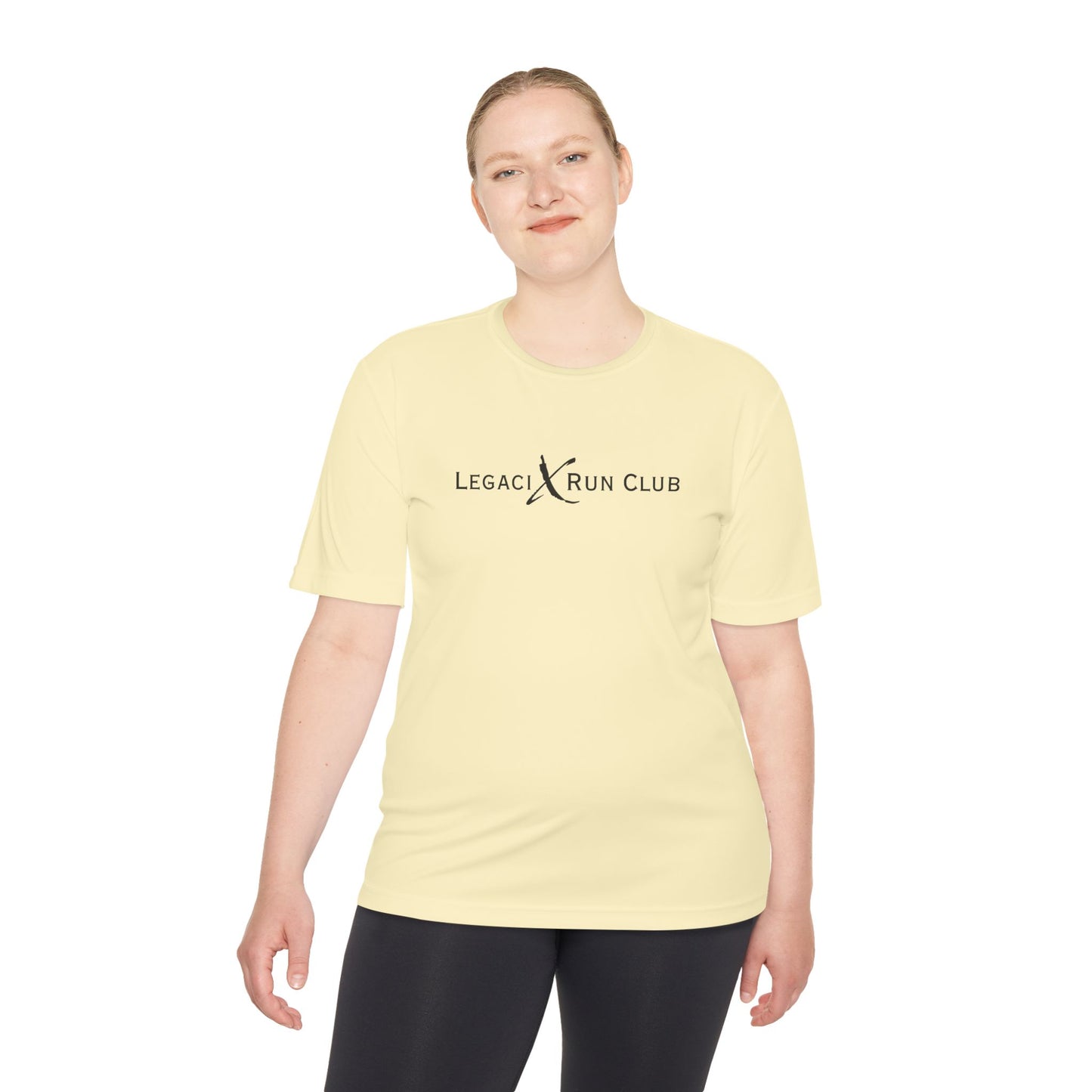 Unisex Moisture Wicking Tee - LEGACI x RUN CLUB Activewear