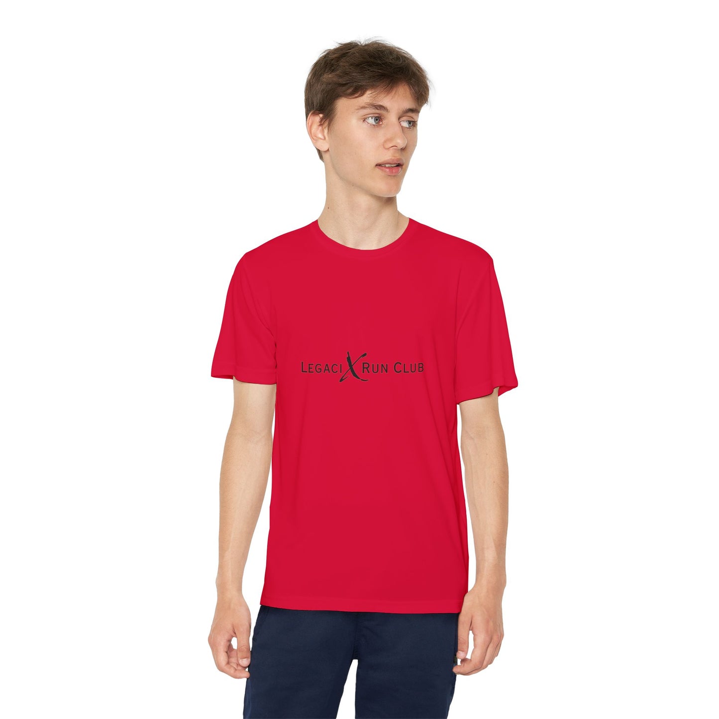 Legaci X Run Club Youth Competitor Running Tee