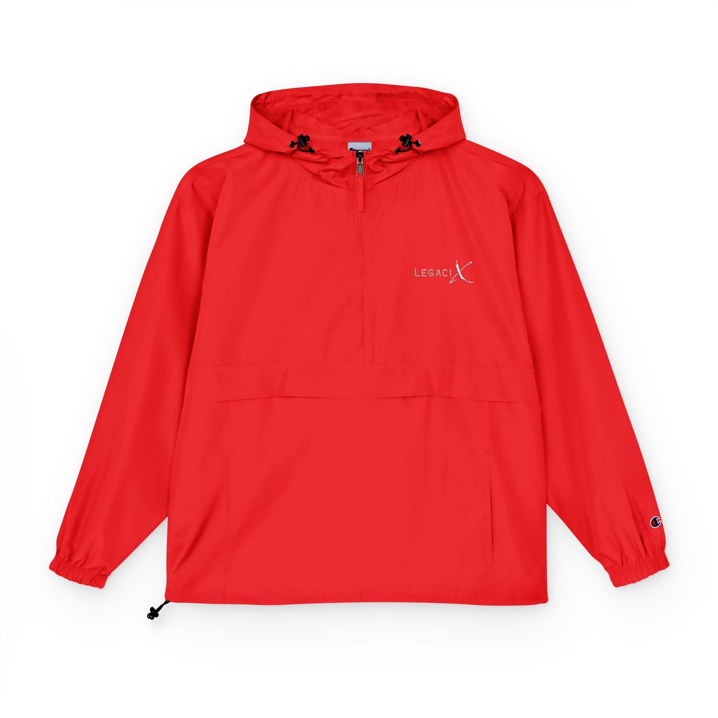 Legaci X Champion Packable Anorak Jacket - Lightweight Outdoor Windbreaker