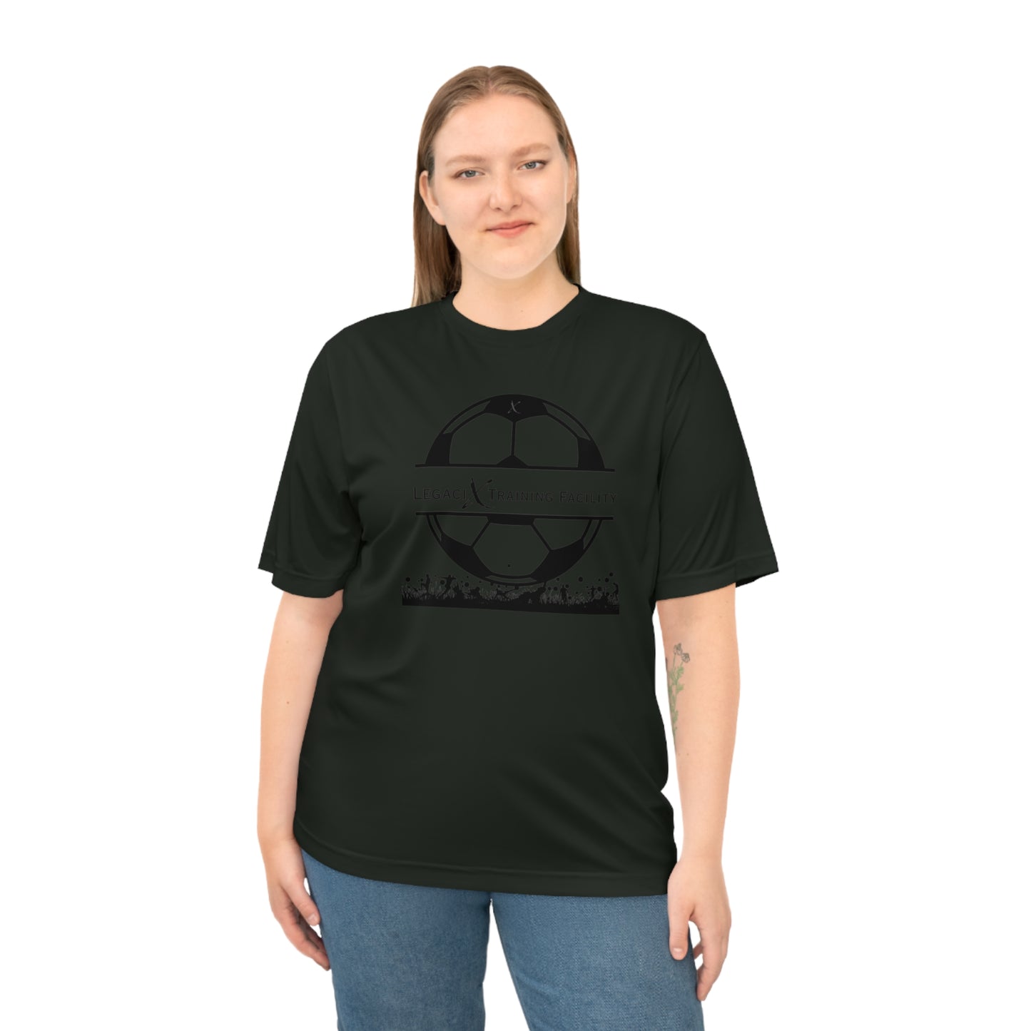 Legaci X Unisex Motivational Soccer T-shirt, Athletic Wear, Sports Gear, Activewear Gift, Custom Training Shirt, Future is Mine Tee