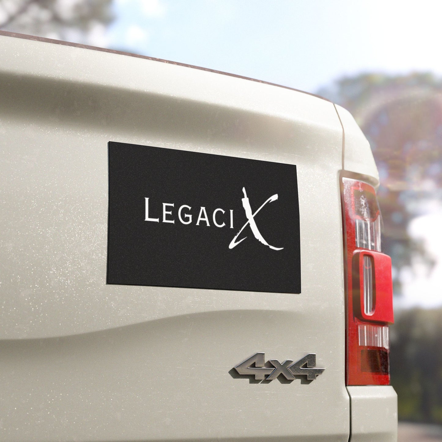 Legaci X  Car Magnets Featuring LEGACI X for Personalized Vehicle Decor