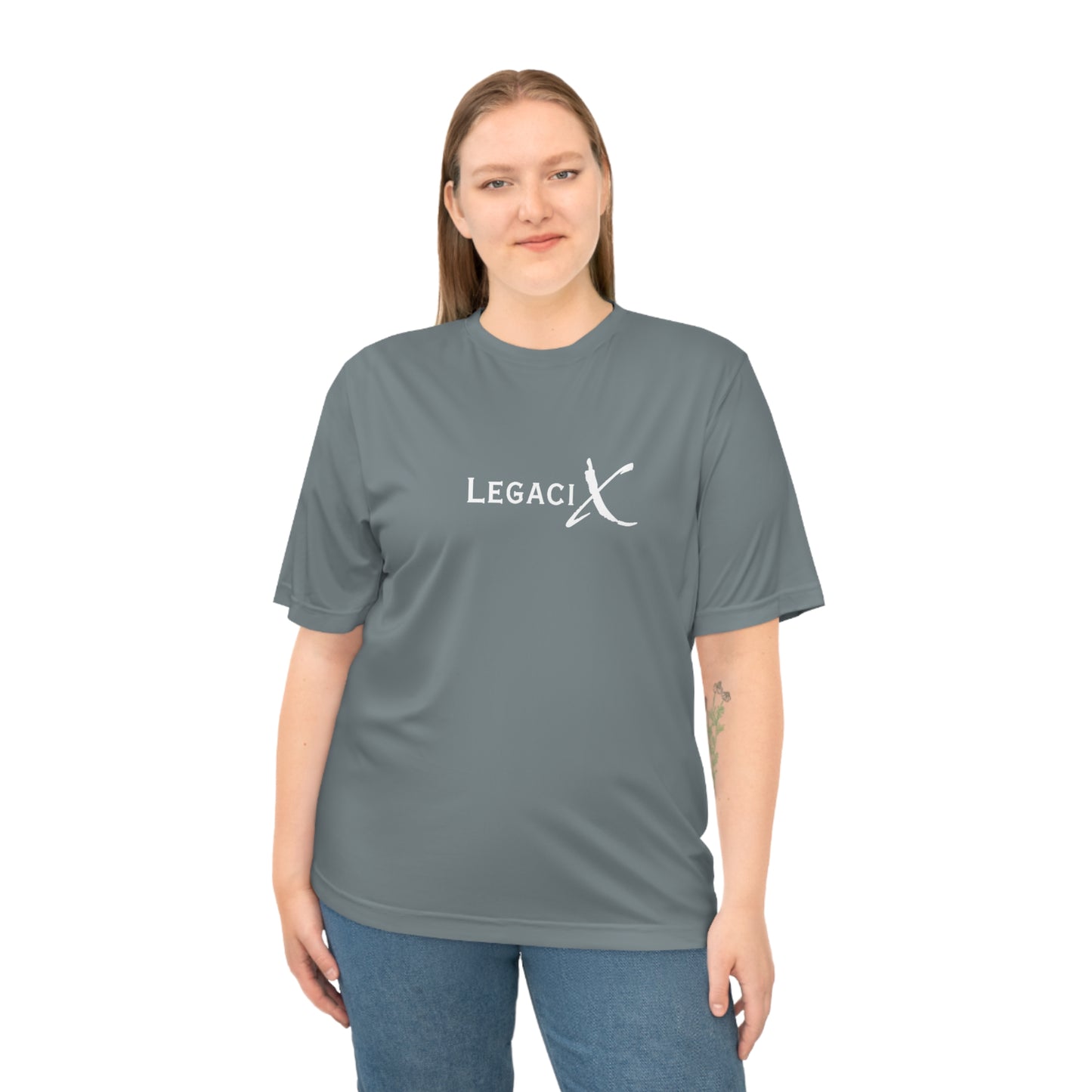 Legaci X Unisex Performance T-shirt | Gym Shirt, Workout Top, Fitness Apparel, Legacy Inspiration Tee, Casual Activewear